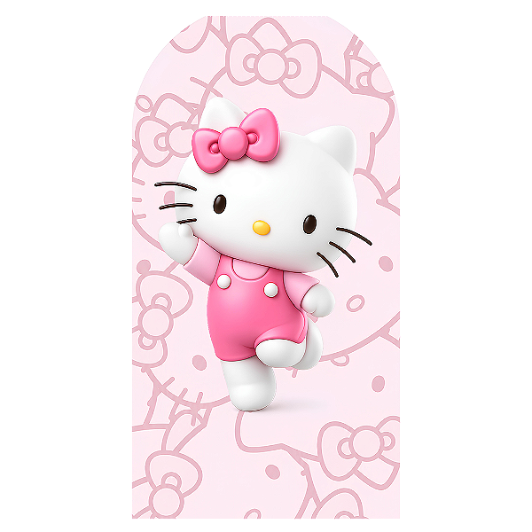 Capa Faixa Lateral Sublimado - Hello Kitty