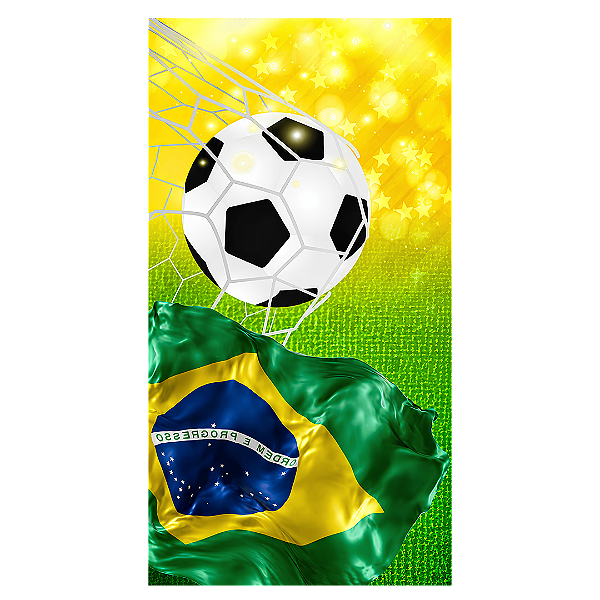 Capa Faixa Lateral Sublimado - Copa do Mundo Brasil
