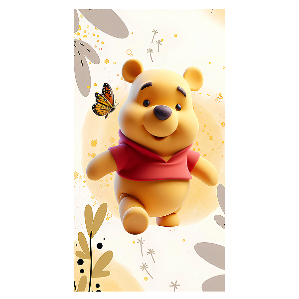 Capa Faixa Lateral Sublimado - Ursinho Pooh