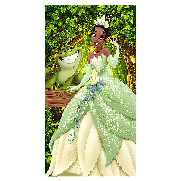 Capa Faixa Lateral Sublimado - Princesa Tiana