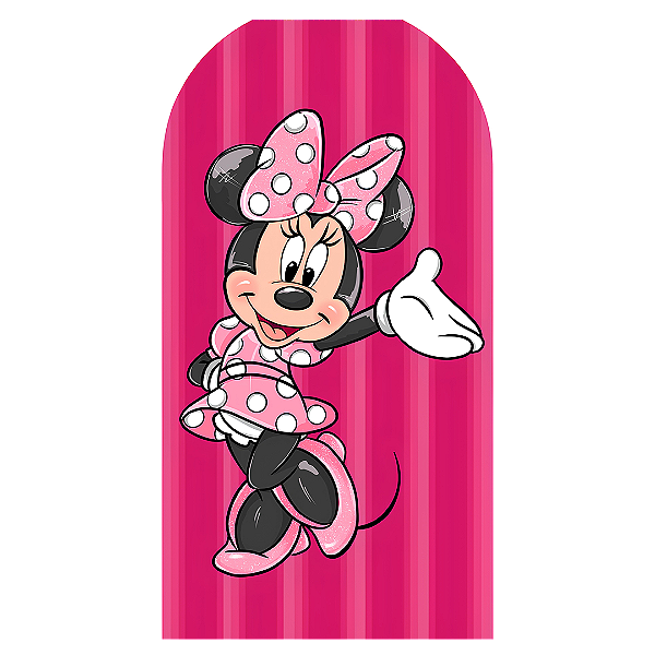 Capa Faixa Lateral Sublimado - Minnie