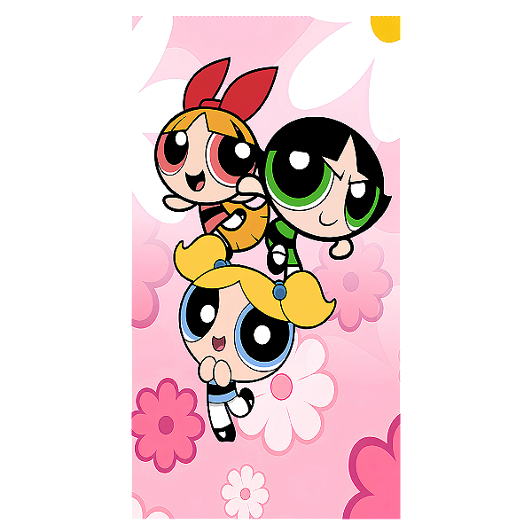Capa Faixa Lateral Sublimado - Meninas Super Poderosas
