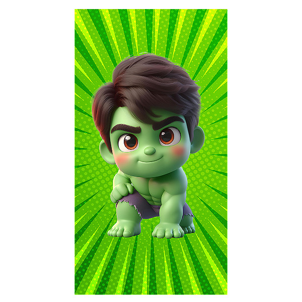 Capa Faixa Lateral Sublimado - Herois Hulk