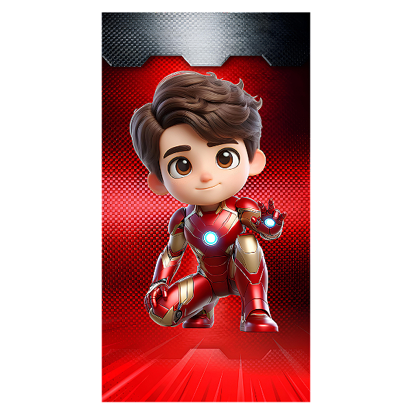 Capa Faixa Lateral Sublimado - Herois Homem de Ferro