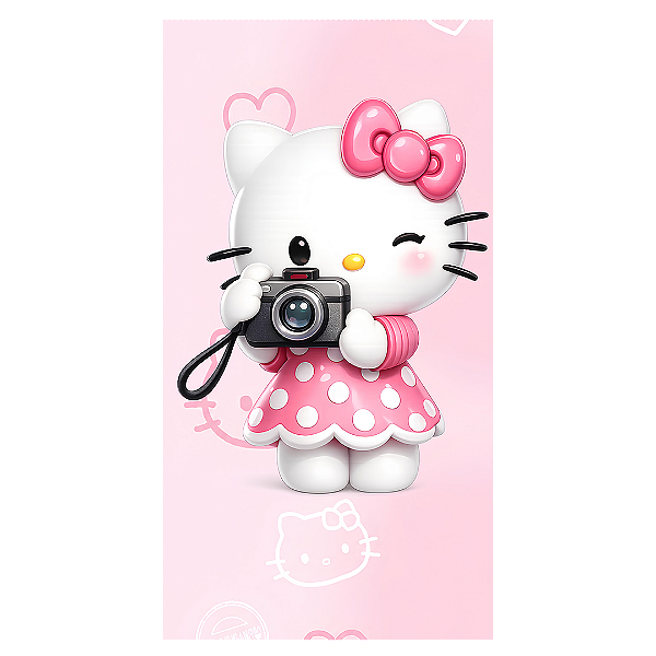 Capa Faixa Lateral Sublimado - Hello Kitty
