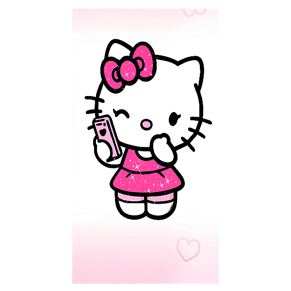 Capa Faixa Lateral Sublimado - Hello Kitty
