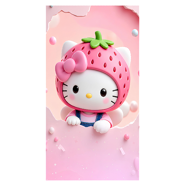 Capa Faixa Lateral Sublimado - Hello Kitty