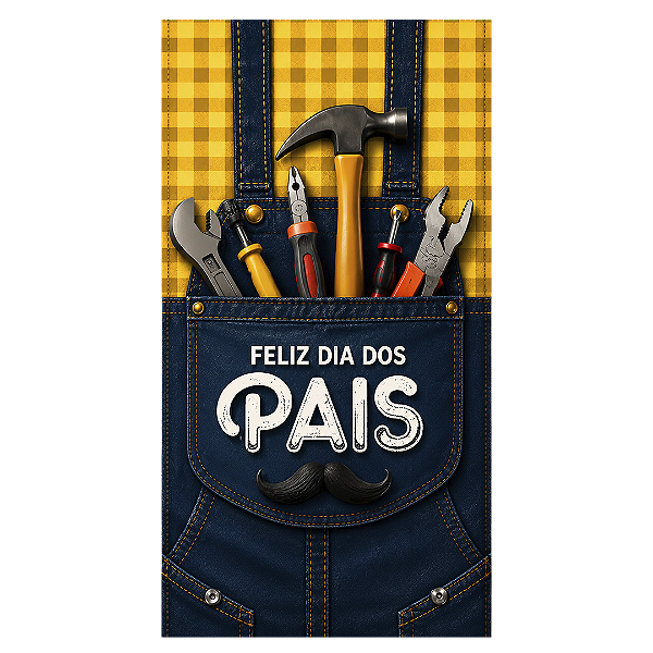 Capa Faixa Lateral Sublimado - Dia dos Pais
