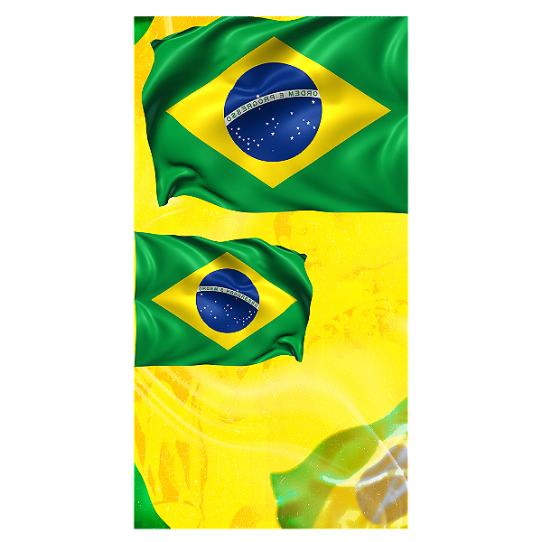 Capa Faixa Lateral Sublimado - Copa do Mundo Brasil