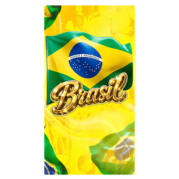 Capa Faixa Lateral Sublimado - Copa do Mundo Brasil