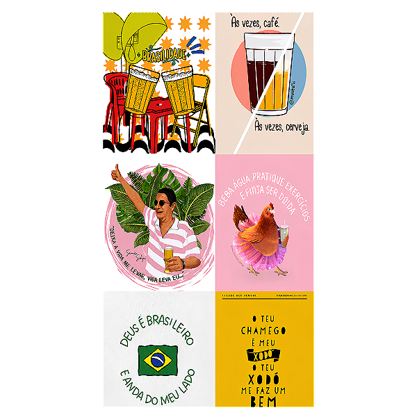 Capa Faixa Lateral Sublimado - Brasilidade