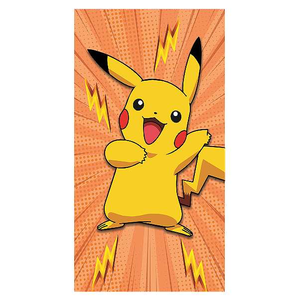Capa Faixa Lateral Sublimado - Pokemon