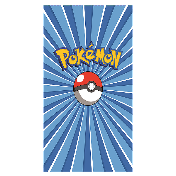 Capa Faixa Lateral Sublimado - Pokemon