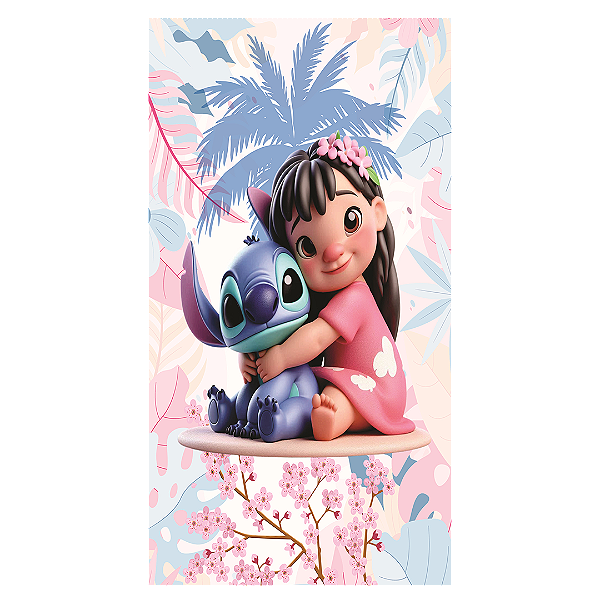 Capa Faixa Lateral Sublimado - Lilo & Stich