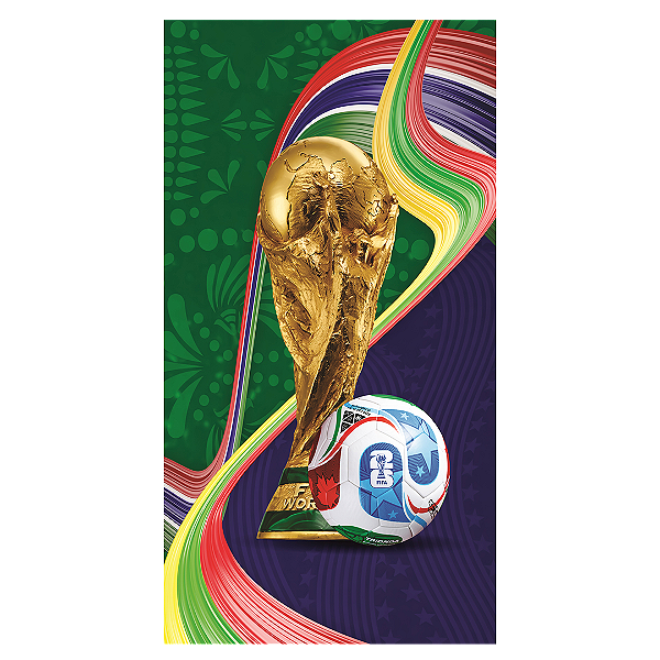 Capa Faixa Lateral Sublimado - Copa do Mundo Brasil