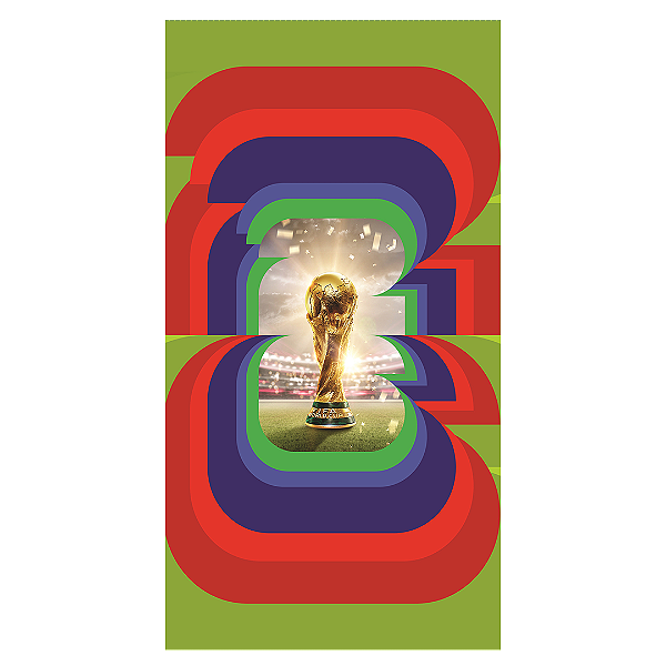 Capa Faixa Lateral Sublimado - Copa do Mundo Brasil