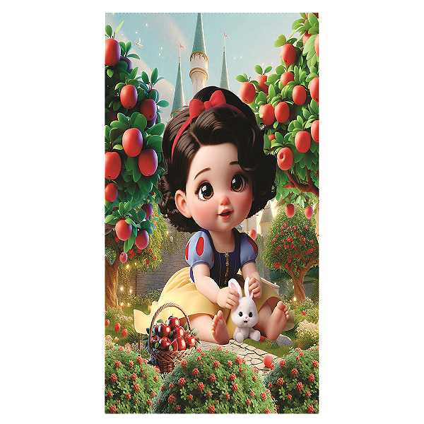 Capa Faixa Lateral Sublimado - Branca de Neve