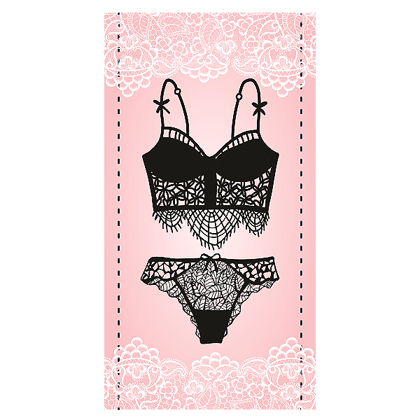 Capa Faixa Lateral Sublimado - Lingerie
