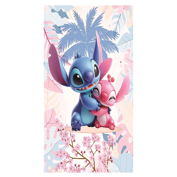 Capa Faixa Lateral Sublimado - Lilo & Stich