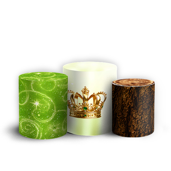Capas Trio Cilindro Sublimado Veste Fácil - Tiana