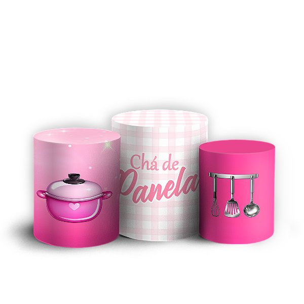 Capas Trio Cilindro Sublimado Veste Fácil - Chá de Panela