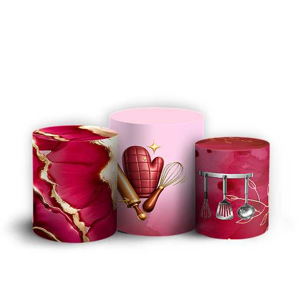 Capas Trio Cilindro Sublimado Veste Fácil - Chá de Panela