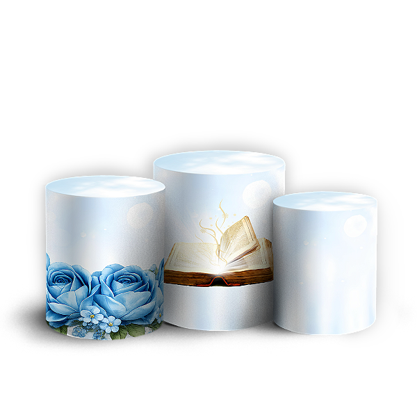 Capas Trio Cilindro Sublimado Veste Fácil - Cha de Mulheres