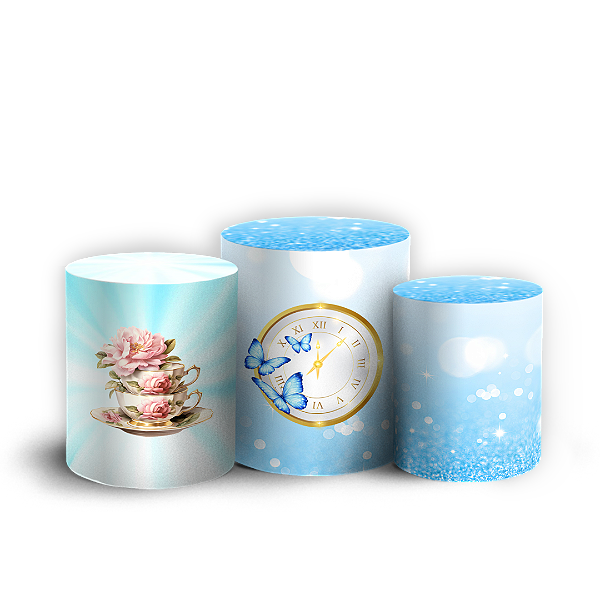 Capas Trio Cilindro Sublimado Veste Fácil - Alice