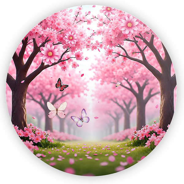 Capa Mini Painel Sublimado - Jardim