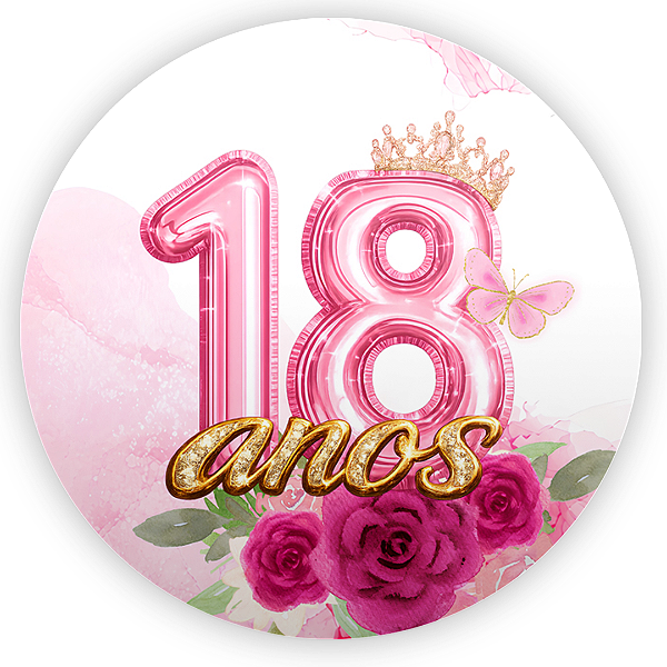 Capa Mini Painel Sublimado - 15 Anos