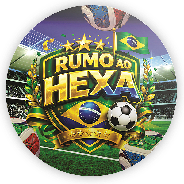Capa Painel Redondo Sublimado - Copa do Mundo Brasil