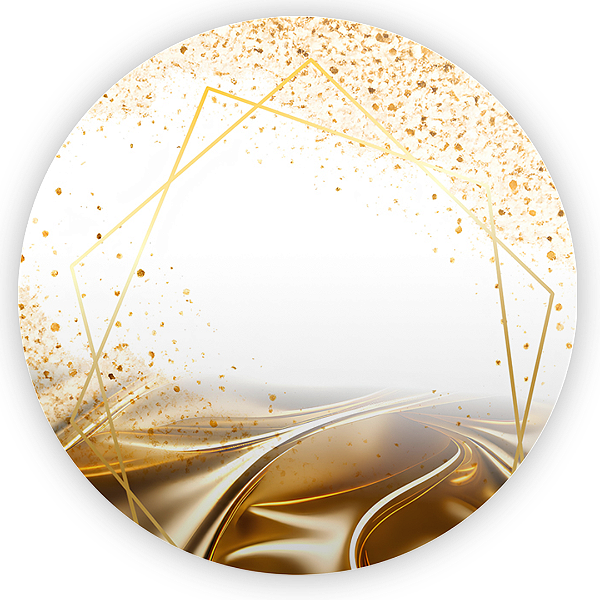 Capa Painel Redondo Sublimado - Glitter