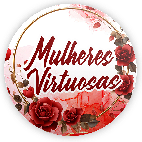 Capa Painel Redondo Sublimado - Cha de Mulheres