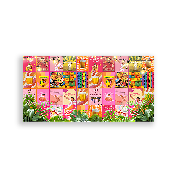 Capa Painel Retangular Sublimado - Brasilidades