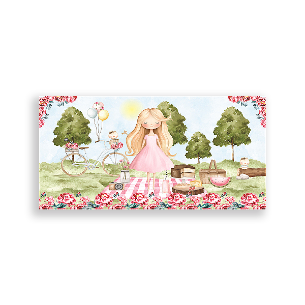 Capa Painel Retangular Sublimado - Picnic