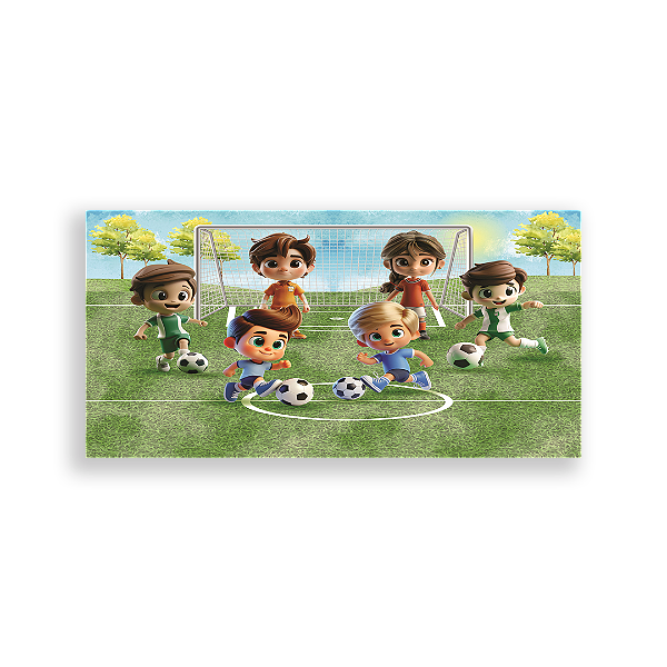 Capa Painel Retangular Sublimado - Futebol Menino