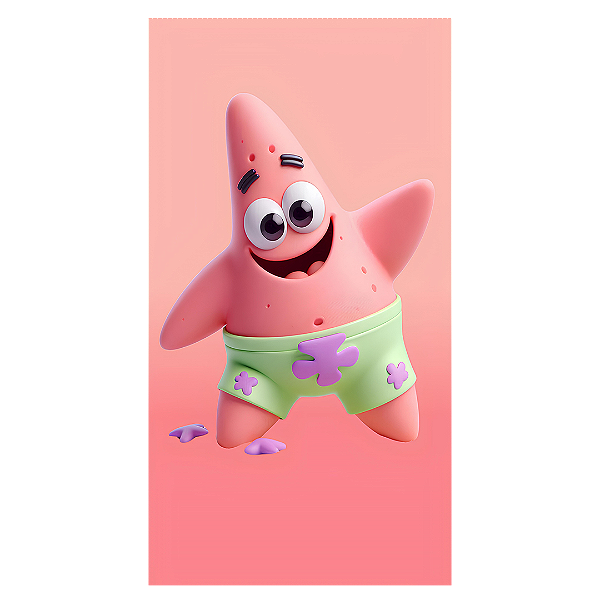 Capa Faixa Lateral Sublimado - Bob Esponja