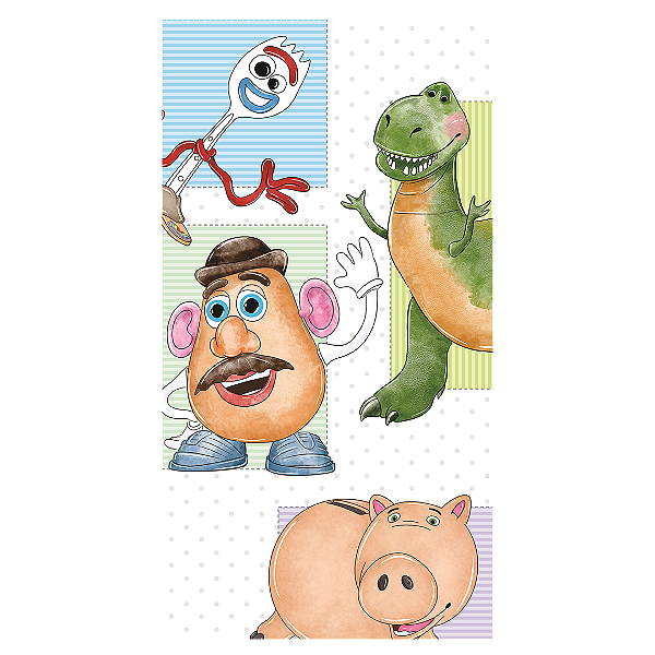 Capa Faixa Lateral Sublimado - Toy Story