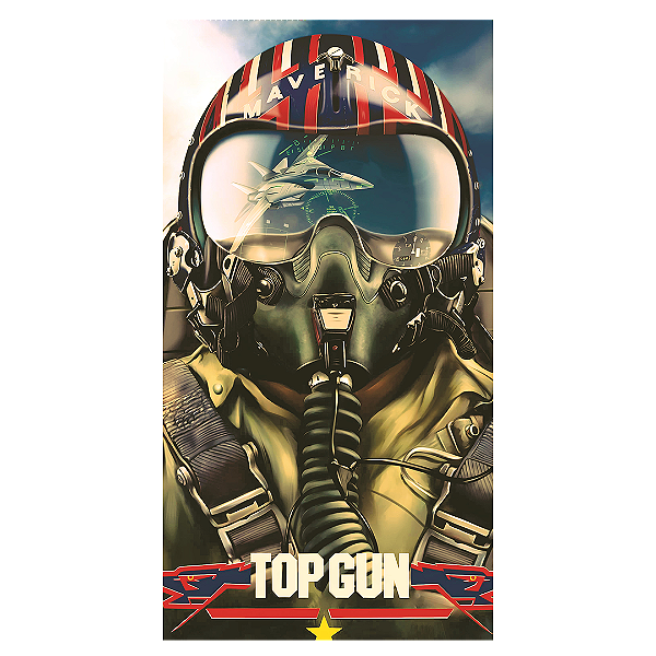 Capa Faixa Lateral Sublimado - Top Gun