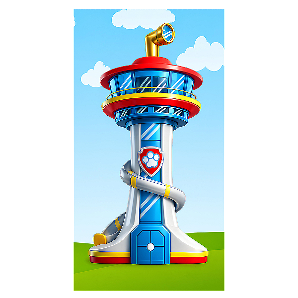 Capa Faixa Lateral Sublimado - Paw Patrol