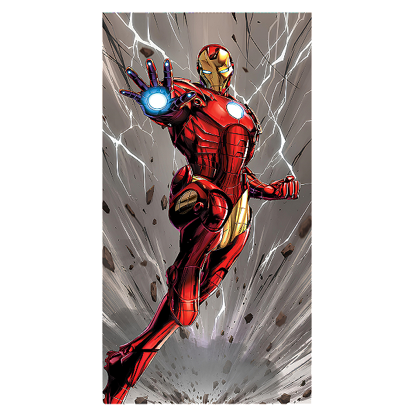 Capa Faixa Lateral Sublimado - Homem de Ferro
