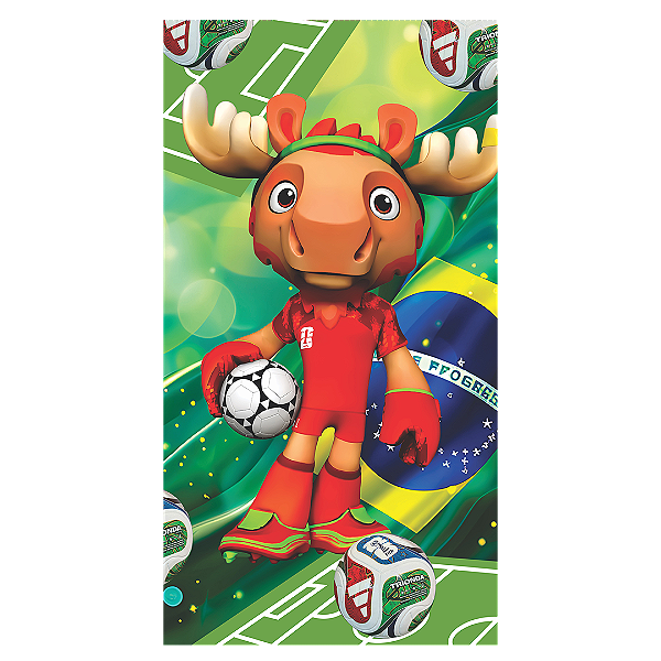 Capa Faixa Lateral Sublimado - Copa do Mundo Brasil