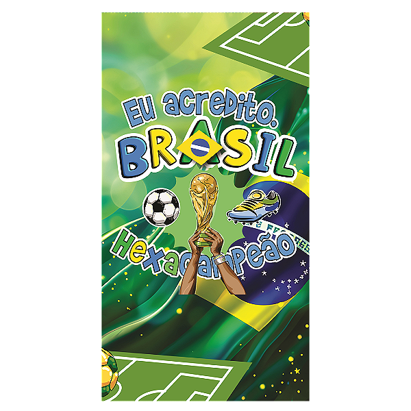 Capa Faixa Lateral Sublimado - Copa do Mundo Brasil