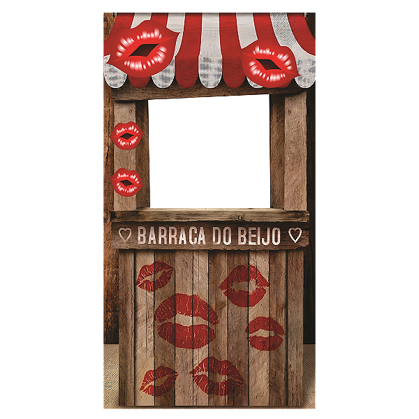 Capa Painel Interativo Vazado Sublimado - Festa Junina
