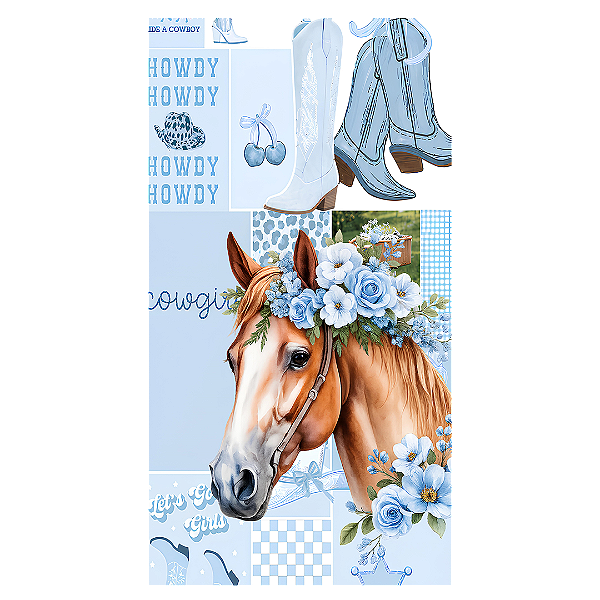 Capa Faixa Lateral Sublimado - Cavalo