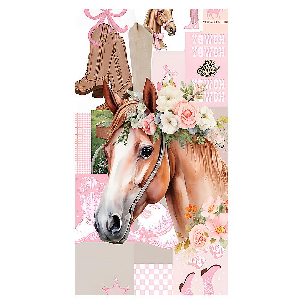Capa Faixa Lateral Sublimado - Cavalo