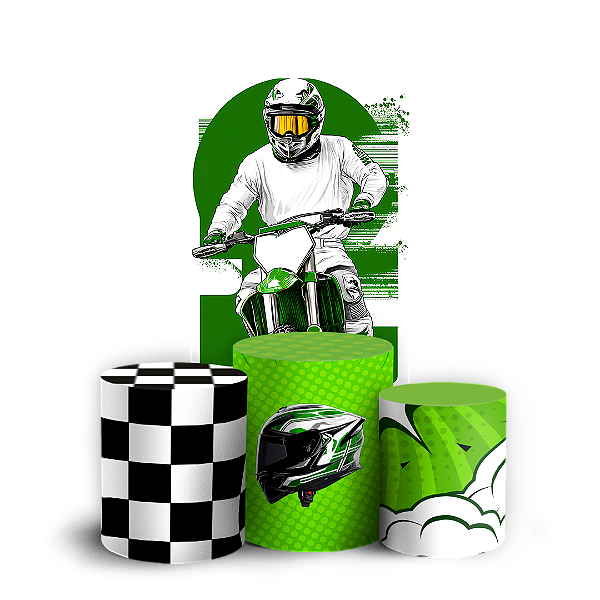 Capas Faixa Lateral e Trio Cilindro Sublimado Veste Fácil - Bicicleta Bike