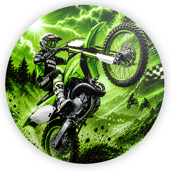 Capa Painel Redondo Sublimado - Bicicleta Bike
