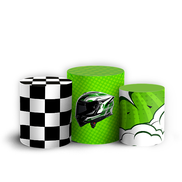 Capas Trio Cilindro Sublimado Veste Fácil - Bicicleta Bike