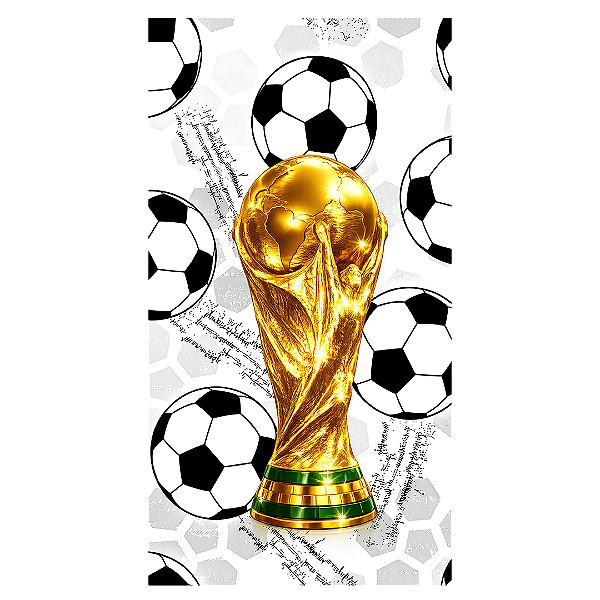 Capa Faixa Lateral Sublimado - Futebol